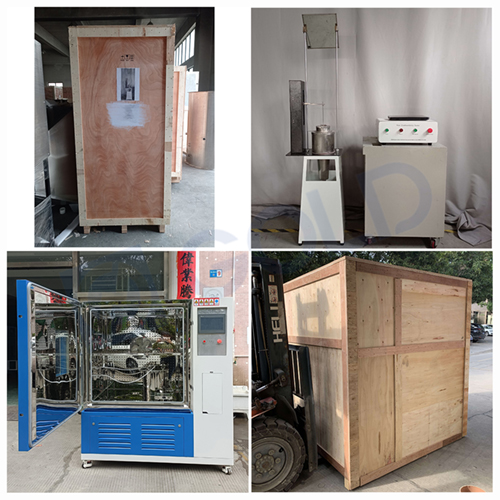 Ship Non-combustibility tester and VOC test chamber to Indonesia